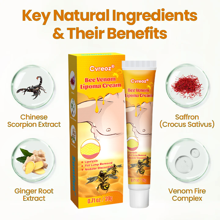 đ„ Sale up to 60% - Order NOW! đ„ CvreozÂź Bee Venom Lipoma Removal Cream