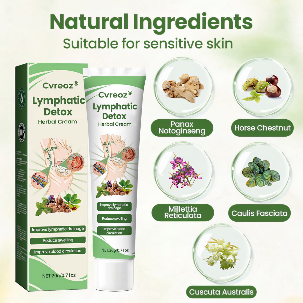 ⏰Last Day Promotion: 60% OFF🔥 Cvreoz® Lymphatic Detox Herbal Cream