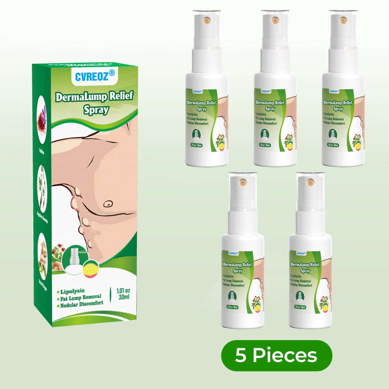 ⏰Last Day Promotion: 60% OFF🔥Cvreoz® DermaLump Relief Spray