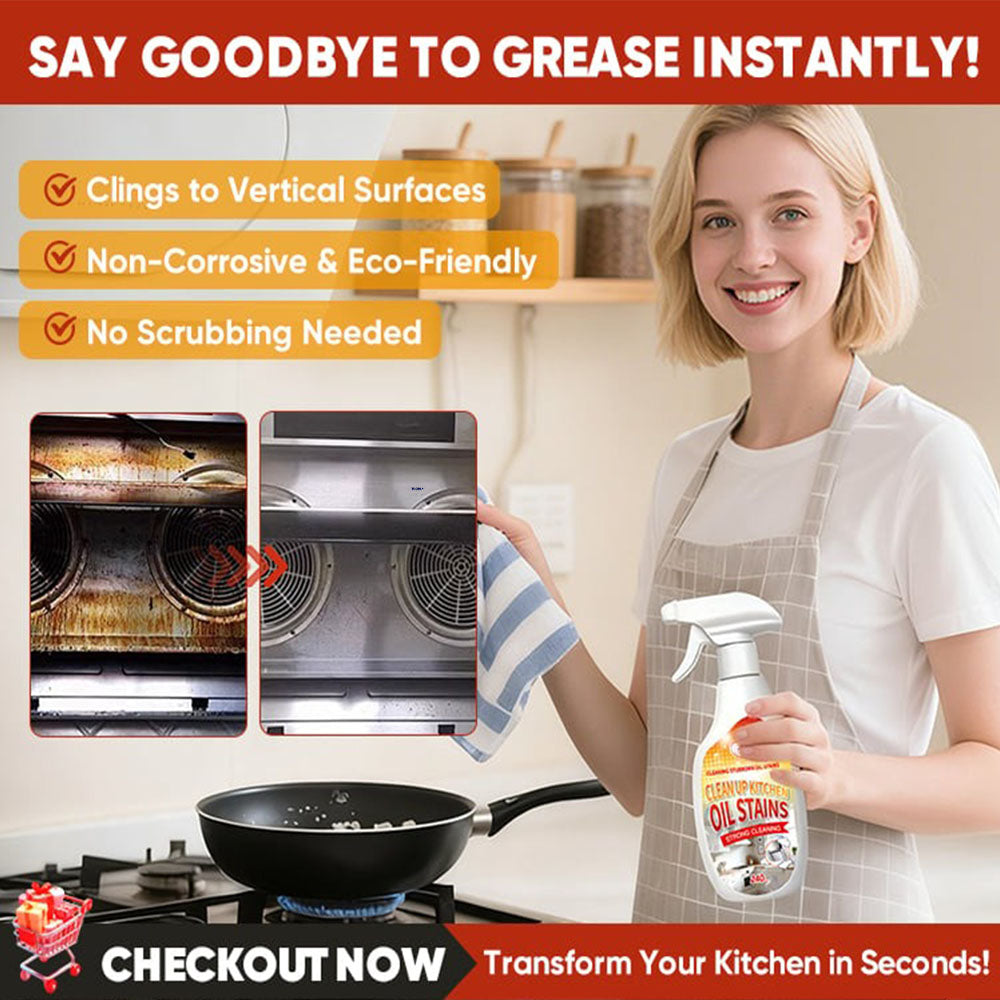 🎉Flash Deal: 60% OFF TODAY🔥 TLOPA® Heavy-Duty Kitchen Degreaser Foam Cleaner