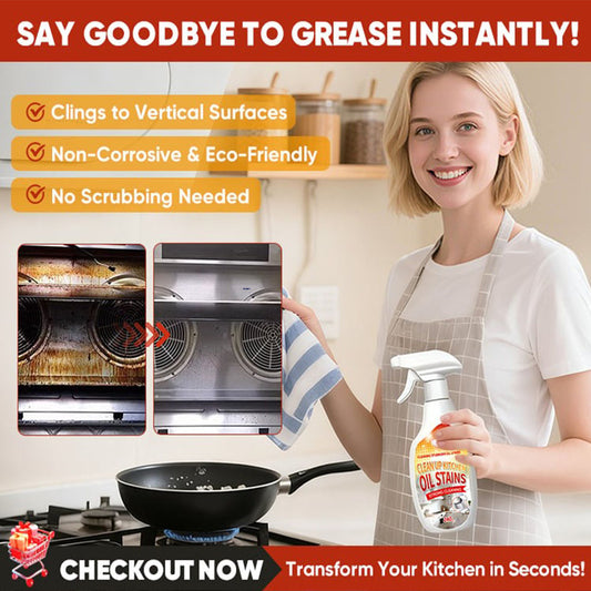 🎉Flash Deal: 60% OFF TODAY🔥 TLOPA® Heavy-Duty Kitchen Degreaser Foam Cleaner