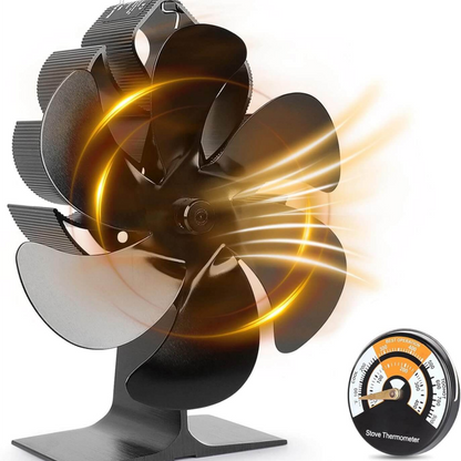 🔥 HOLIDAY SPECIAL OFFER: 60% OFF + FREESHIPPING🔥Billhol® Heat Powered Wood Stove Fan