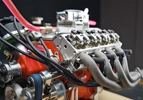 🔥Extra 30% Off 2nd Item!✨️TLOPA® GAS-POWERED OHV V8 Small-Block Engine Model Kits
