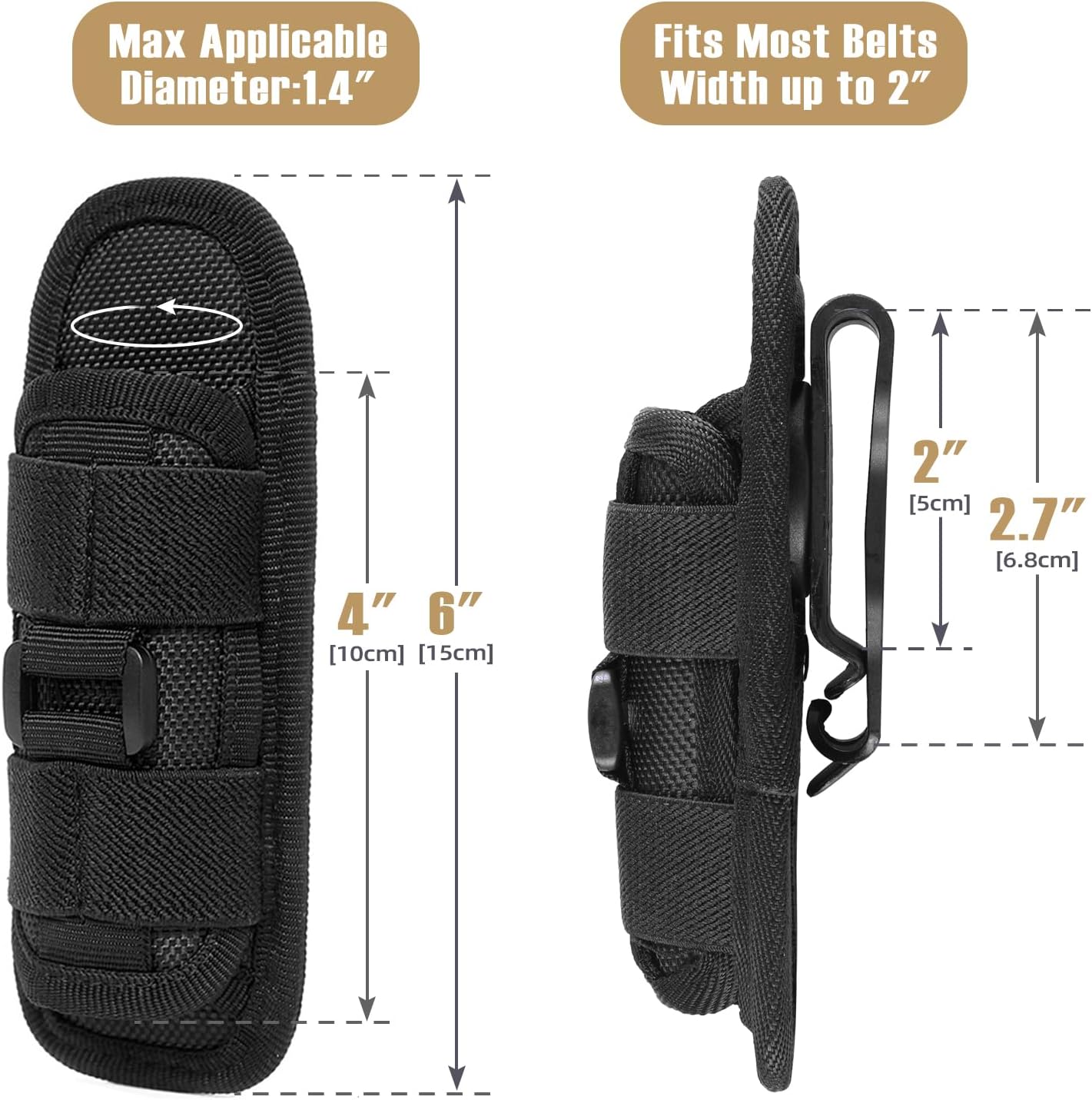Tactical Flashlight Holster