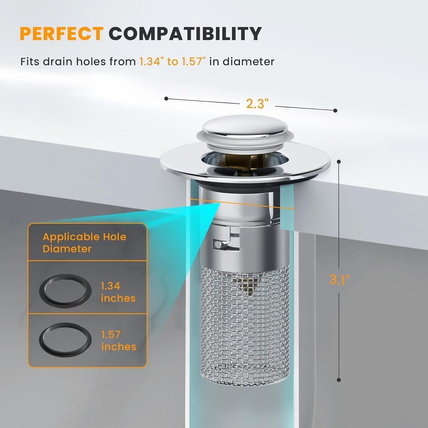 🔥 Flash Deal: 60% OFF + FREESHIPPING🔥 TLOPA® Stainless Steel Floor Drain Filter
