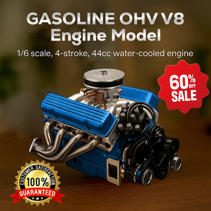 🔥Extra 30% Off 2nd Item!✨️TLOPA® GAS-POWERED OHV V8 Small-Block Engine Model Kits