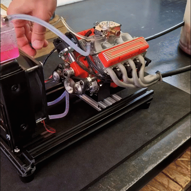 🎉SPECIAL OFFER: 60% OFF + FREESHIPPING🔥 TLOPA® GAS-POWERED OHV V8 Small-Block Engine Model Kits