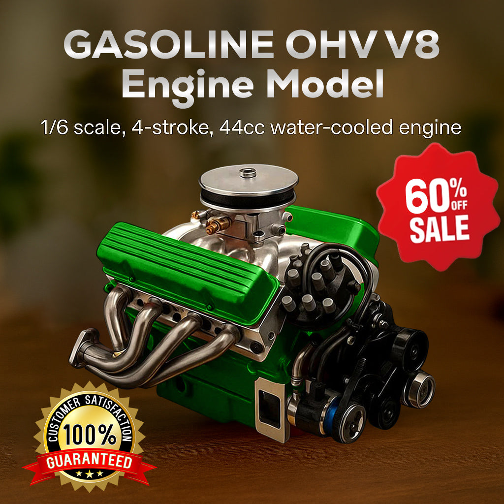 🔥Extra 30% Off 2nd Item!✨️TLOPA® GAS-POWERED OHV V8 Small-Block Engine Model Kits