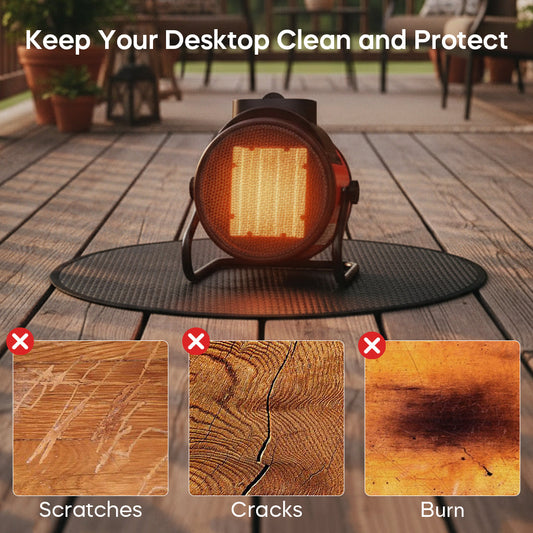 TLOPA® Safety Floor Mat for Portable Heater