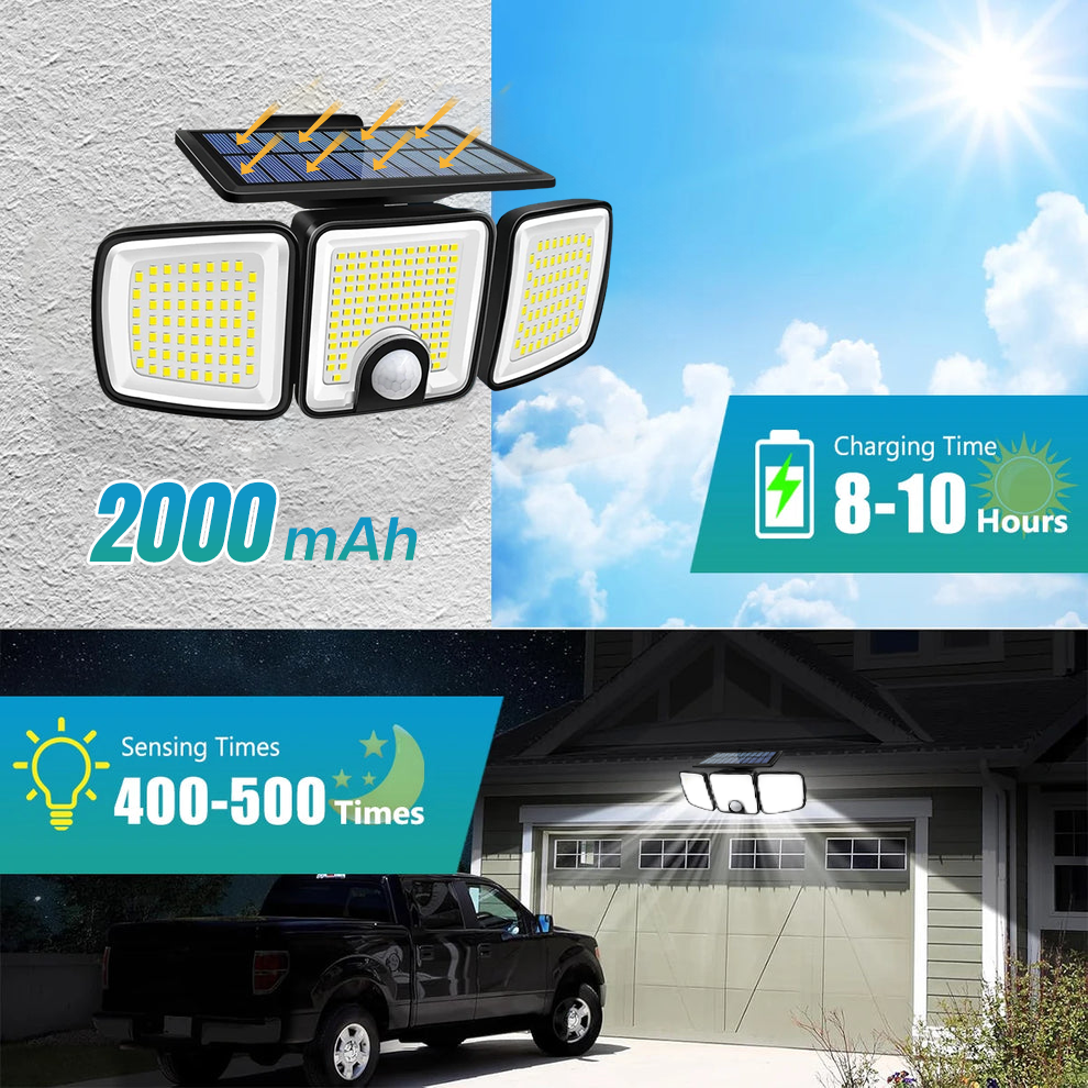 ⏰New Year's Special Offer 60% OFF + FREE SHIPPING🔥 Billhol® Solar Outdoor Light 🔥 NEWEST VERSION 2026
