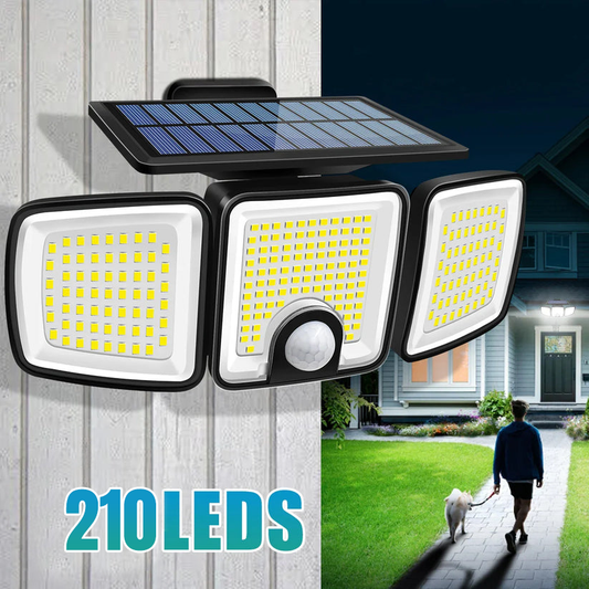 Billhol® Solar Outdoor Light with PIR Motion Sensor & 3 Lighting Modes
