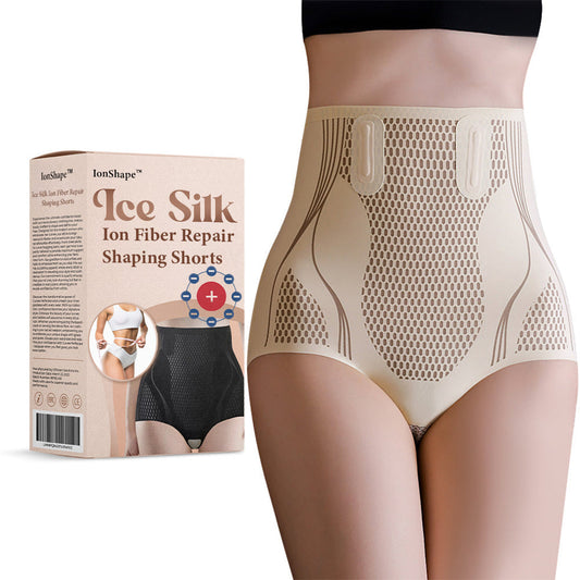 Ice Silk Ion Fiber Repair Shaping Shorts