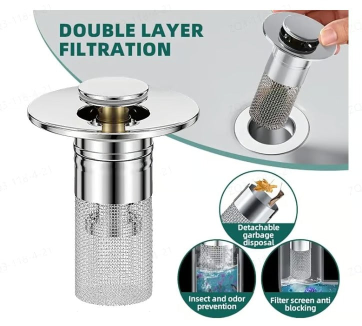 🔥 Flash Deal: 60% OFF + FREESHIPPING🔥 TLOPA® Stainless Steel Floor Drain Filter