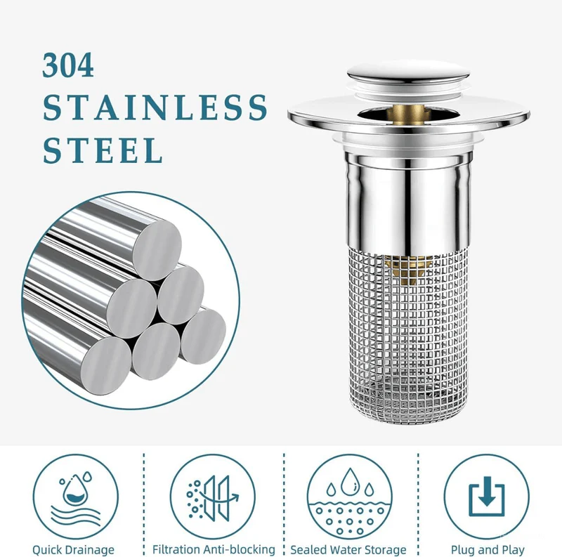 🔥 Flash Deal: 60% OFF + FREESHIPPING🔥 TLOPA® Stainless Steel Floor Drain Filter