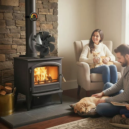 Billhol® Heat Powered Wood Stove Fan