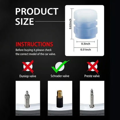 🔥YEAR-END SALE 60% OFF🔥 TLOPA® Universal Fluorescent Tire Valve Caps