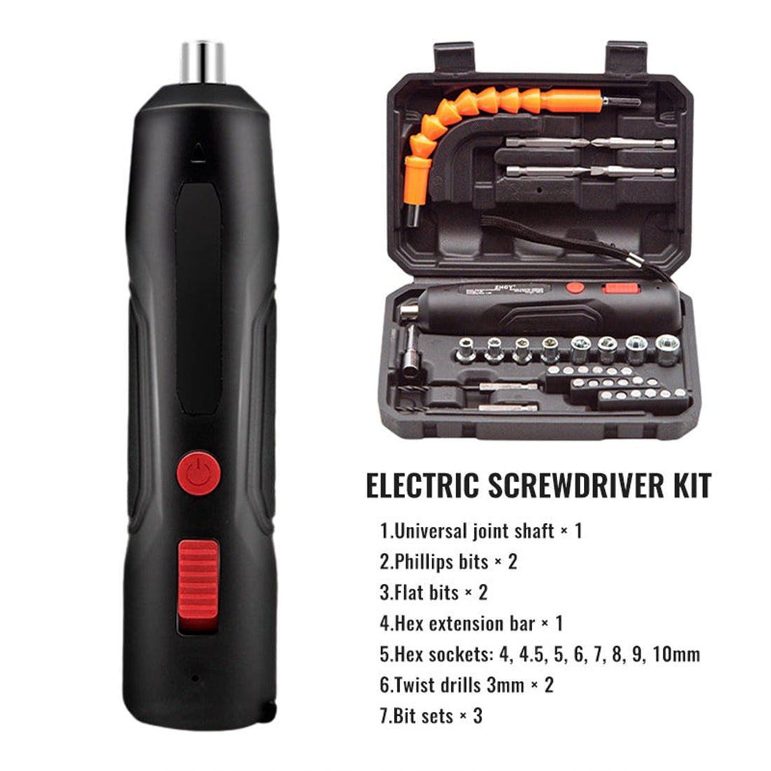 TLOPA® Portable Electric Torque Screwdriver Set For Model Engine Builders DIY Tools