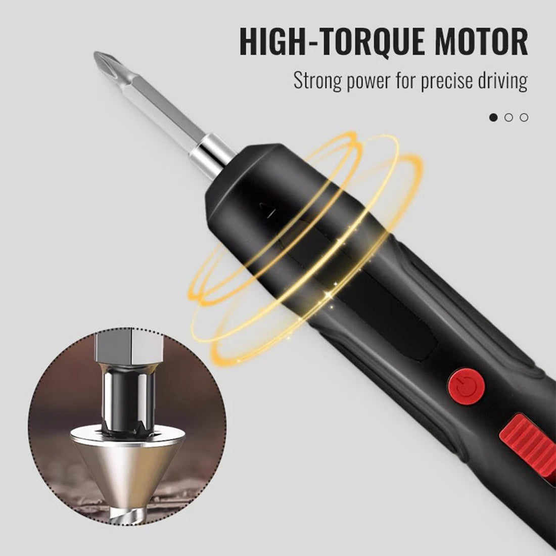 TLOPA® Portable Electric Torque Screwdriver Set For Model Engine Builders DIY Tools