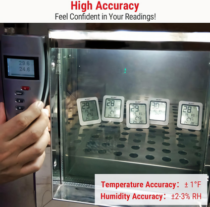 🌞 Billhol® Digital Hygrometer Indoor Thermometer
