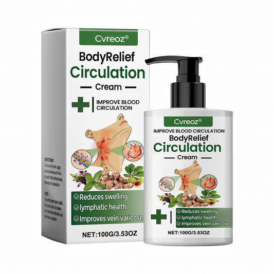 Cvreoz® BodyRelief Circulation Cream — 48-Hour Visible Swelling Relief