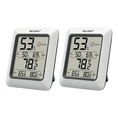 🌞 Billhol® Digital Hygrometer Indoor Thermometer