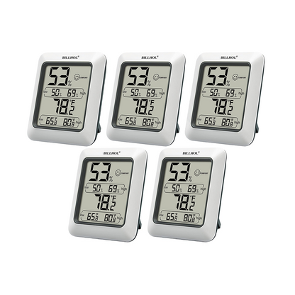 🌞 Billhol® Digital Hygrometer Indoor Thermometer