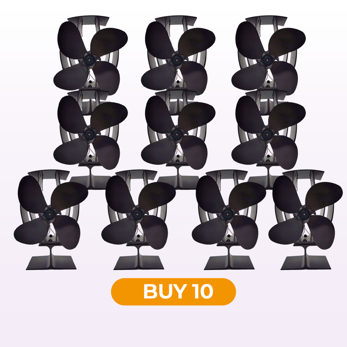 Billhol® Heat Powered Wood Stove Fan