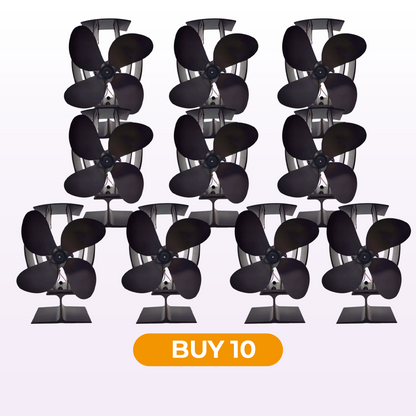 Billhol® Heat Powered Wood Stove Fan