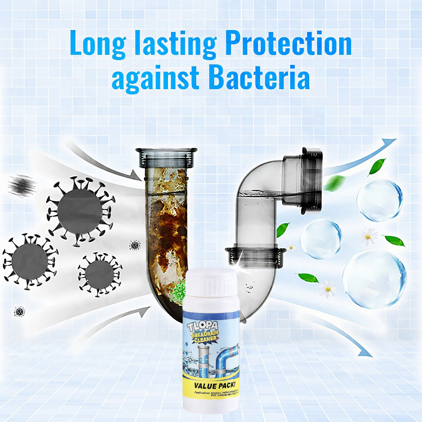 TLOPA® Sink and Drain Cleaner
