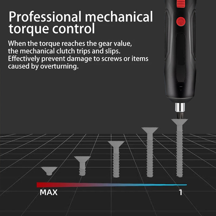TLOPA® Portable Electric Torque Screwdriver Set For Model Engine Builders DIY Tools