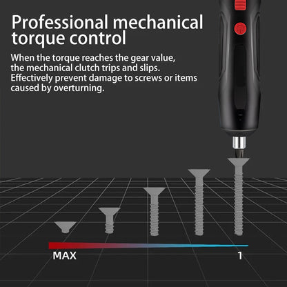 TLOPA® Portable Electric Torque Screwdriver Set For Model Engine Builders DIY Tools