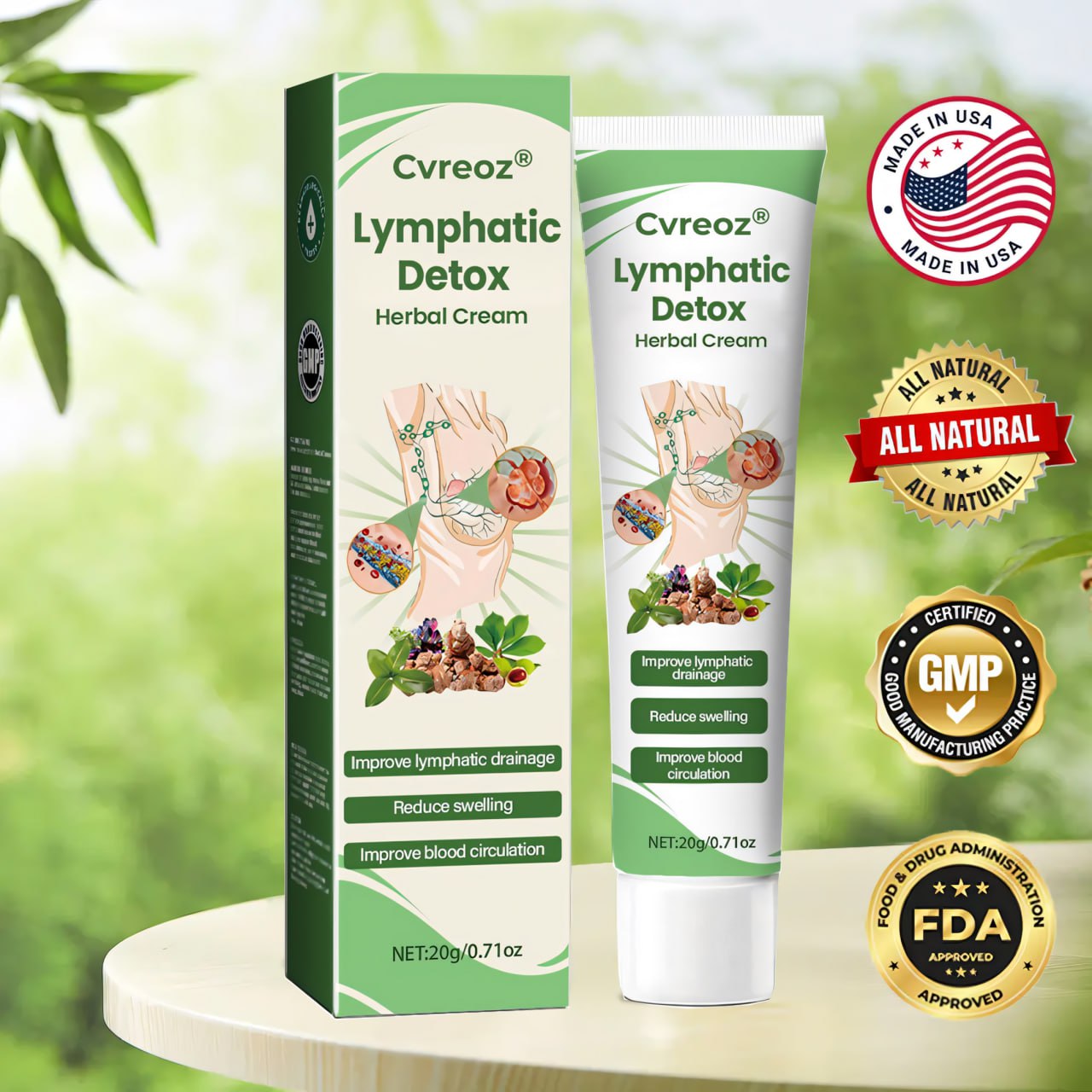 ⏰Last Day Promotion: 60% OFF🔥 Cvreoz® Lymphatic Detox Herbal Cream