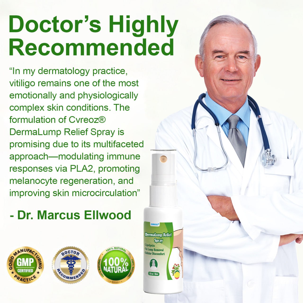⏰Last Day Promotion: 60% OFF🔥Cvreoz® DermaLump Relief Spray