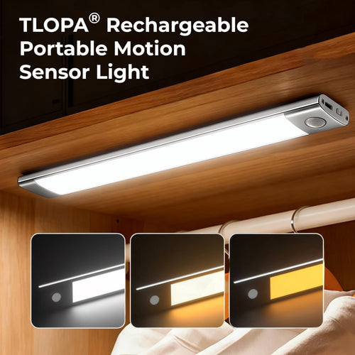 💡TLOPA® Rechargeable Portable Motion Sensor Light ✨🔥EXLUSIVE OFFER UP TO 60% 🔥