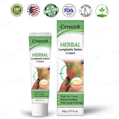 ⏰Last Day Promotion: 60% OFF🔥Cvreoz® Herbal Lymphatic Detox Cream