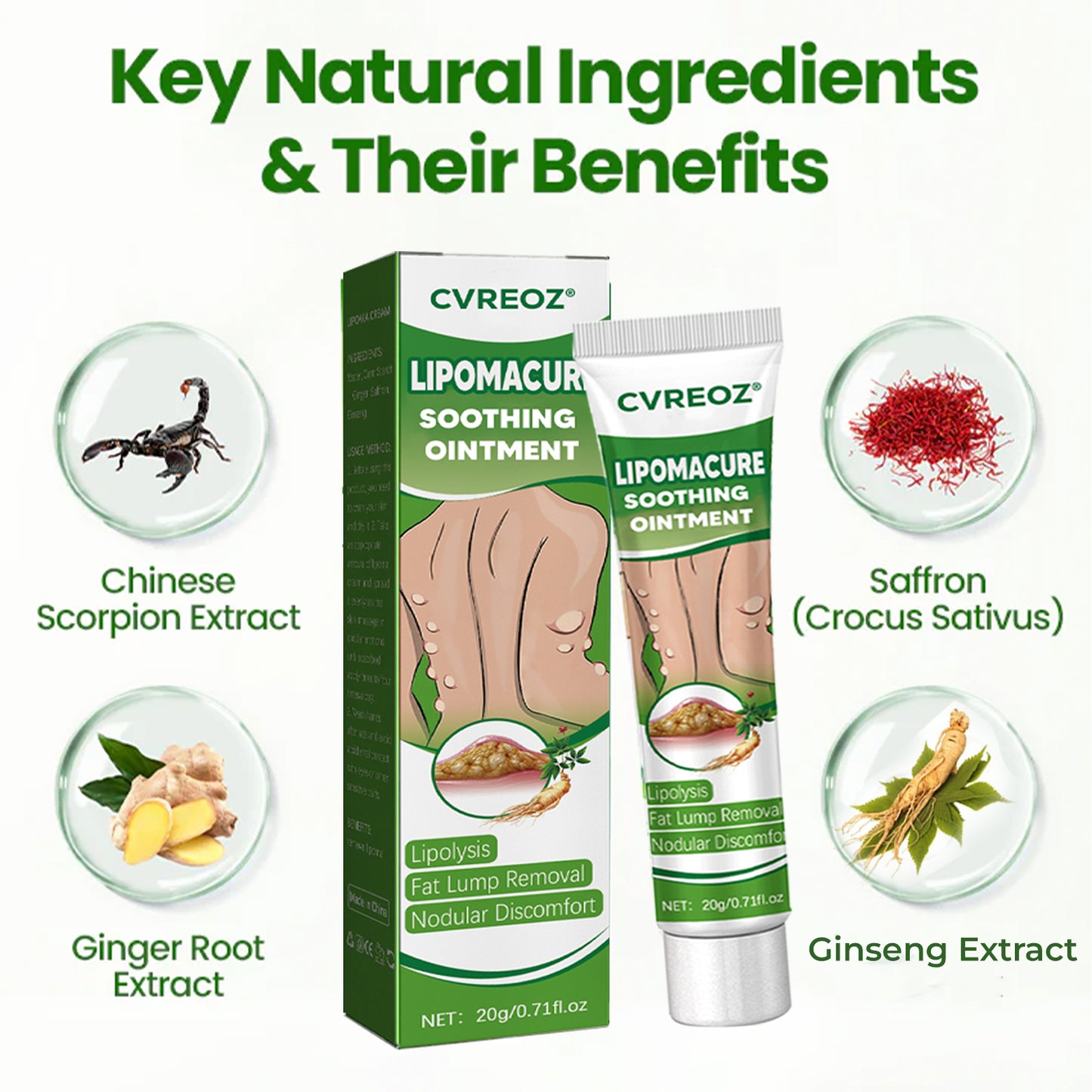 🔥Last Day Promotion: 60% OFF🔥 Cvreoz® LipomaCure Soothing Ointment