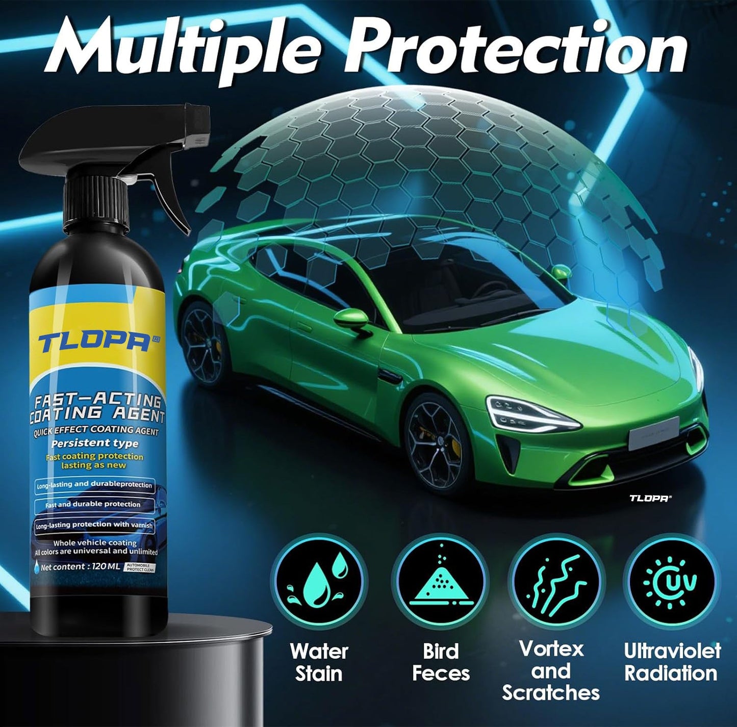TLOPA® Fact Acting Coating Spray for Shine & Protection
